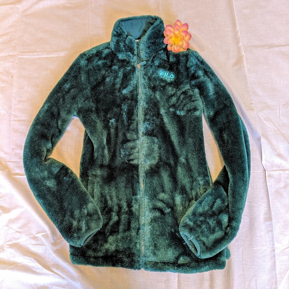 Fleece Zip Jacket by Fila